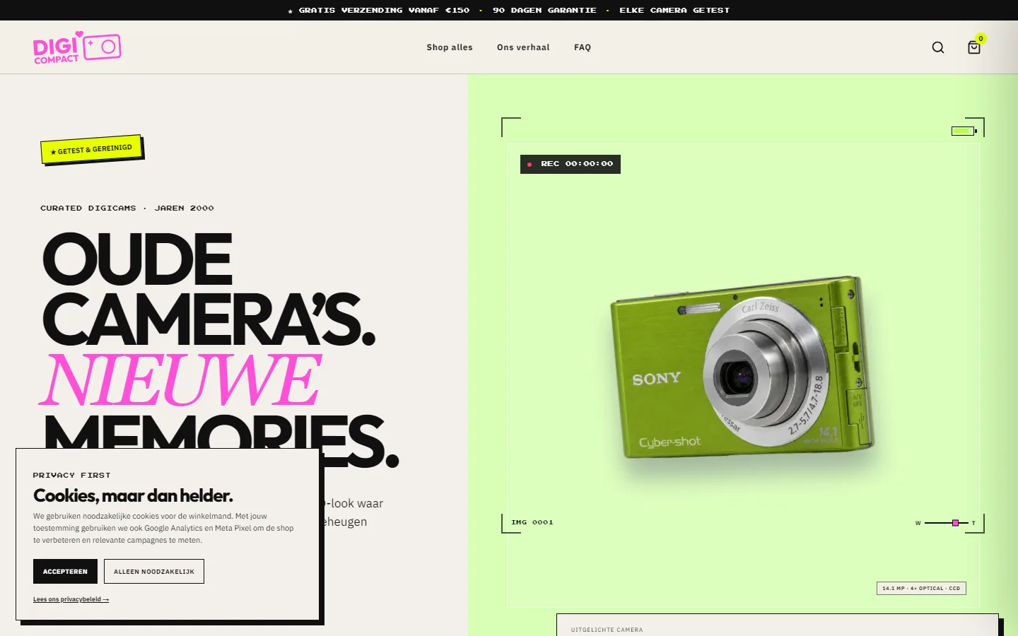 Website van Digicompact, gemaakt door ReMaDe Studio